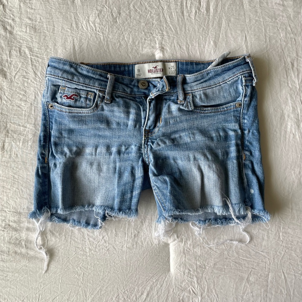 Blue denim Hollister shorts size 1R
